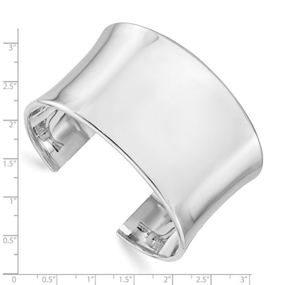 Sterling Silver Polished Slip-On Bangle