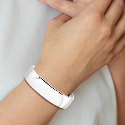 Sterling Silver Polished Slip-On Bangle