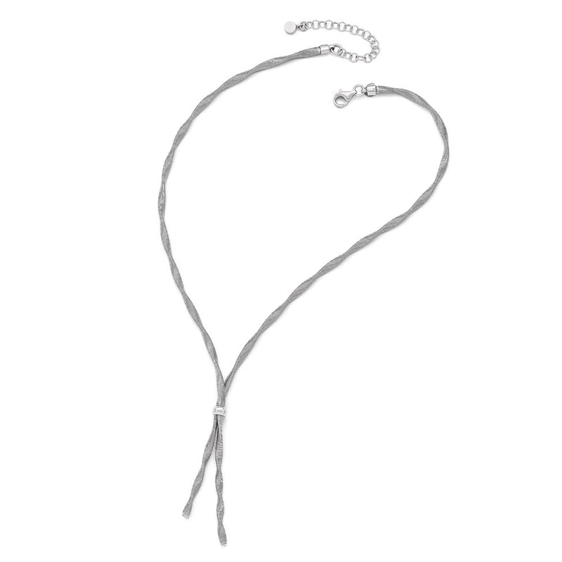 Sterling Silver Polished W/3In Extender Necklace