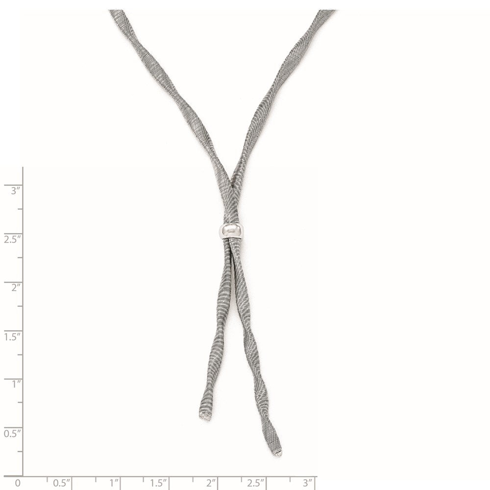 Sterling Silver Polished W/3In Extender Necklace