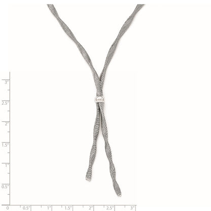 Sterling Silver Polished W/3In Extender Necklace