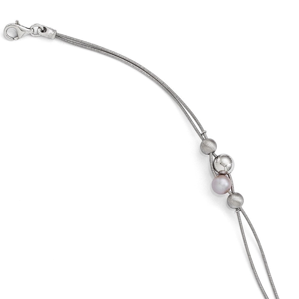 7.5 Inch Sterling Silver Polished W/2In Extender Bracelet