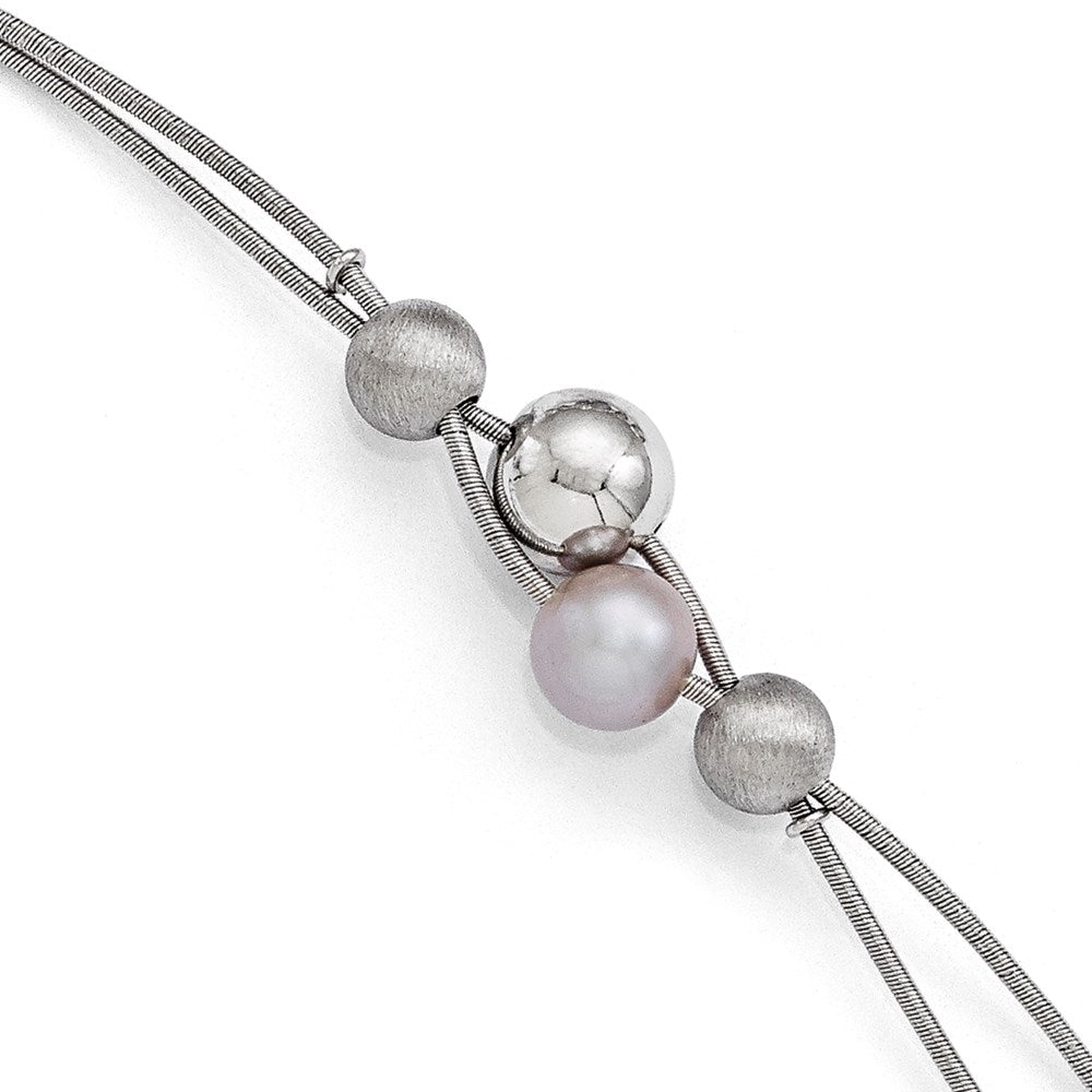 7.5 Inch Sterling Silver Polished W/2In Extender Bracelet
