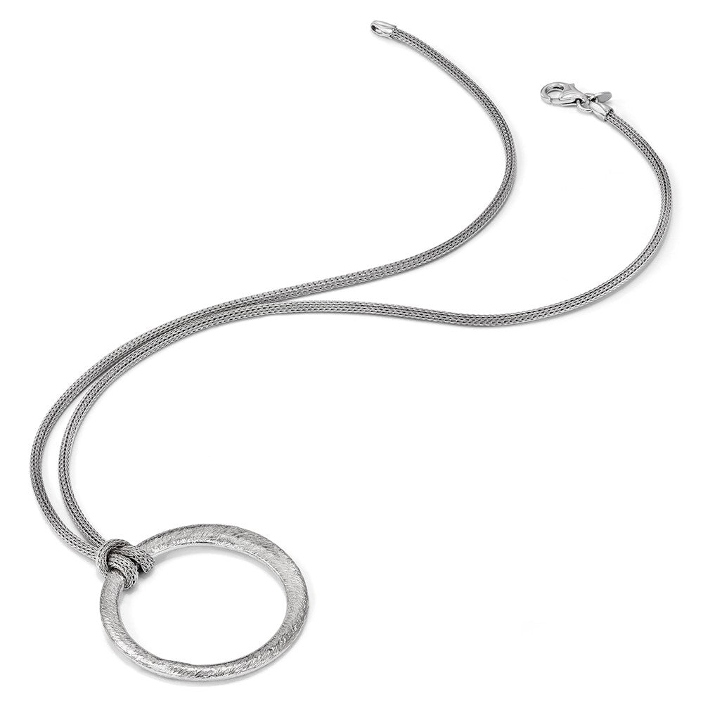 sterling-silver-rh-plated-textured-circle-pendant-necklace