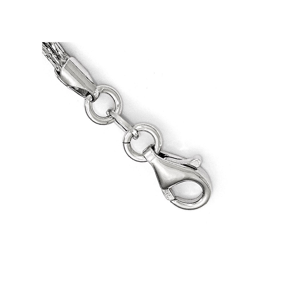 Sterling Silver 9 -.50 mm Multi-Strand Necklace