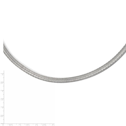 Sterling Silver Rhodium-Plated With Ext. Chain Necklace