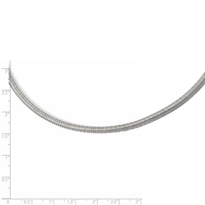 Sterling Silver Rhodium-Plated With 2In Ext. Necklace