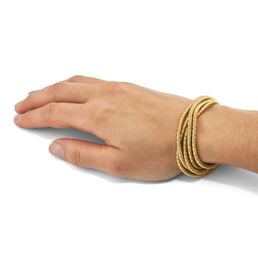34.00 Inch Sterling Silver Gold-Plated D/C Toggle Bracelet/Necklace