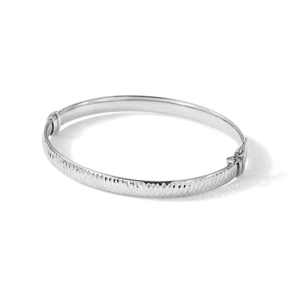 sterling-silver-rh-plated-polished-textured-bangle-qlf921