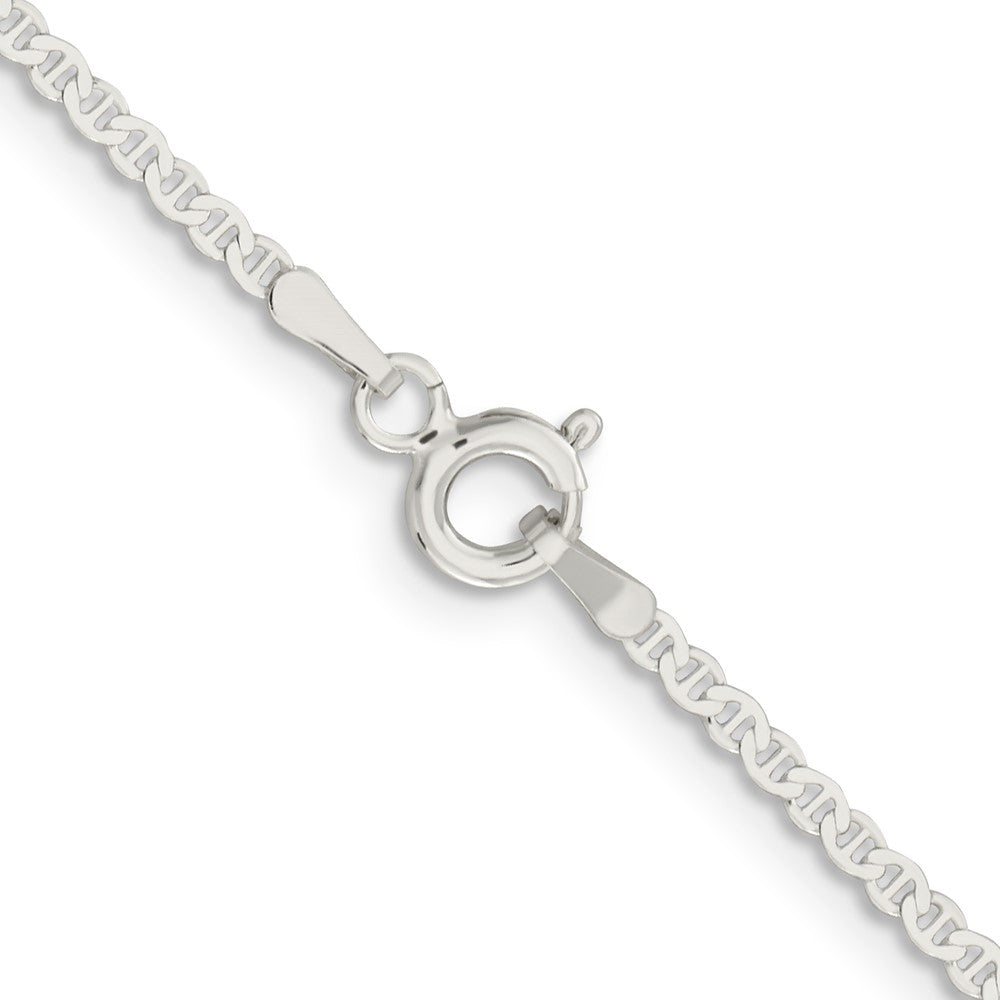 Sterling Silver 1.85mm Flat Anchor Chain Necklace