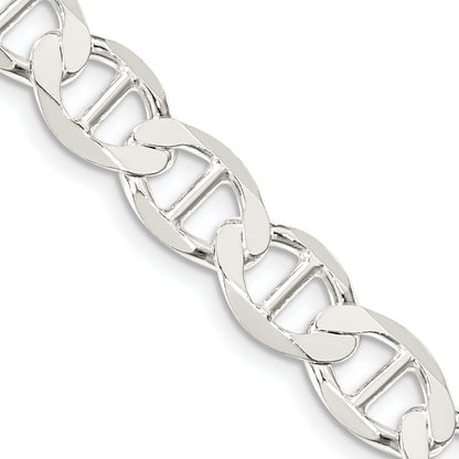 20 Inch Sterling Silver 8.9mm Flat Anchor Chain