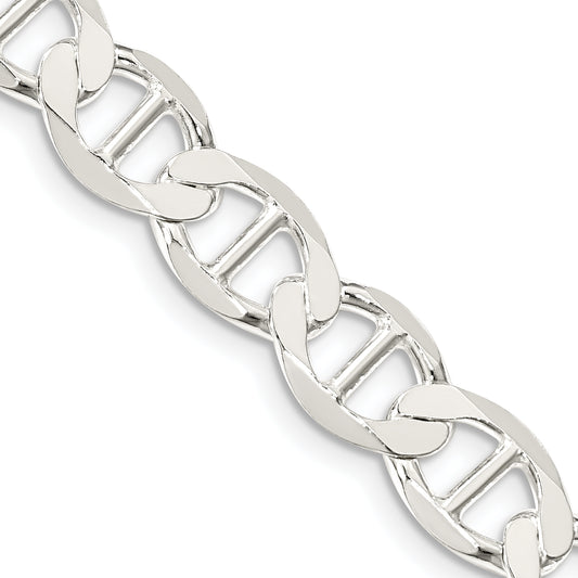 20 Inch Sterling Silver 8.9mm Flat Anchor Chain