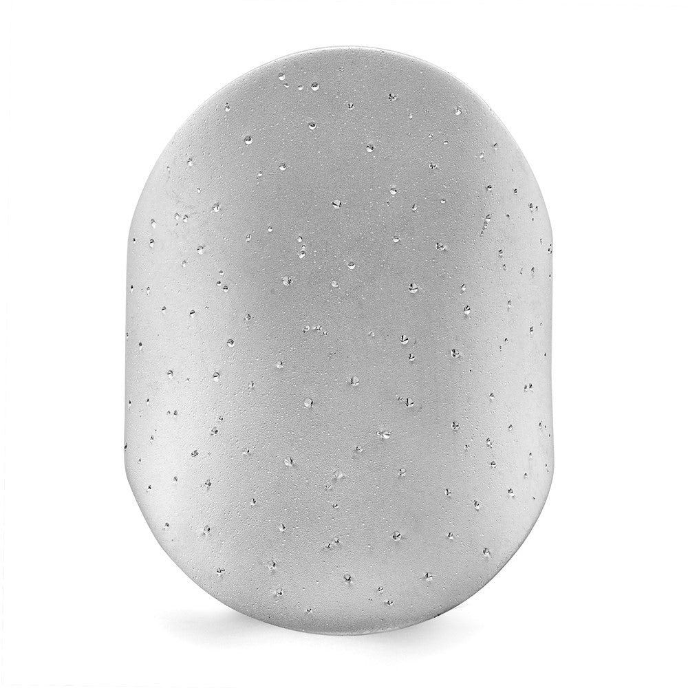 Sterling Silver Rhodium Plated Radiant Essence Ring