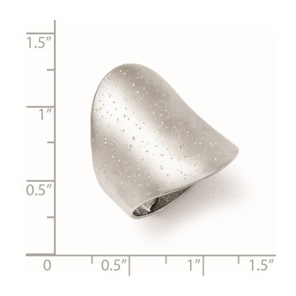 Sterling Silver Rhodium Plated Radiant Essence Ring