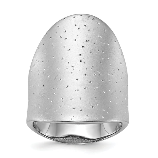 Sterling Silver Rhodium-Plated Radiant Essence Ring