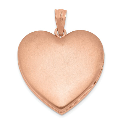 Sterling Silver Rose-Tone Forever In My Heart Ash Holder Locket