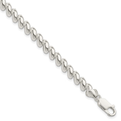 7.5 Inch Sterling Silver 7mm San Marco Bracelet