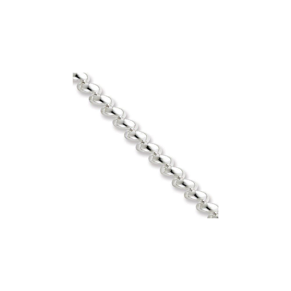 7 Inch Sterling Silver 10mm San Marco Bracelet
