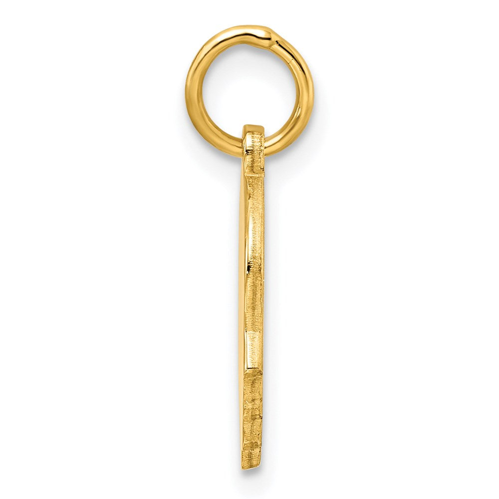 Ss/Gold Plated Sterling Silver Gp Engraveable Boy Polished Disc Charm