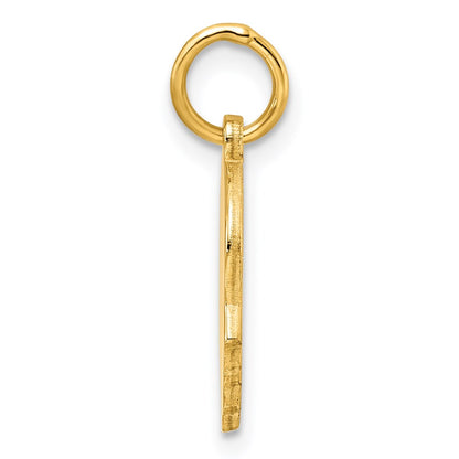 Ss/Gold Plated Sterling Silver Gp Engraveable Boy Polished Disc Charm