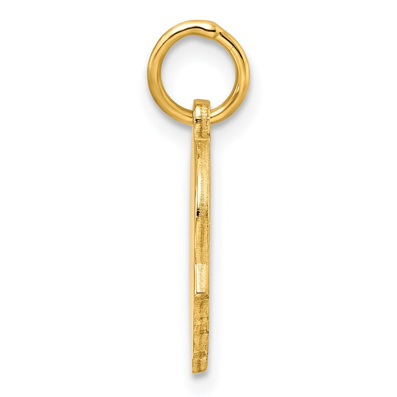 Ss/Gold Plated Sterling Silver Gp Engraveable Boy Polished Disc Charm