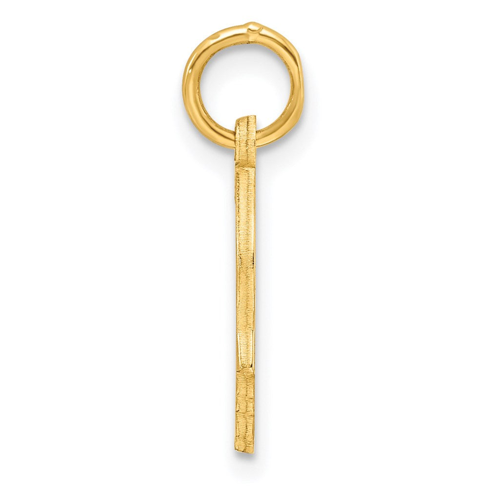 Ss/Gold Plated Sterling Silver Gp Engraveable Boy Polished Disc Charm