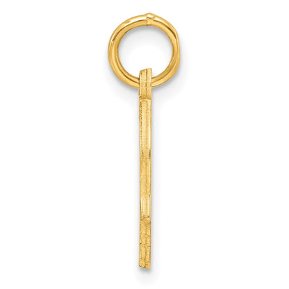 Ss/Gold Plated Sterling Silver Gp Engraveable Boy Polished Disc Charm