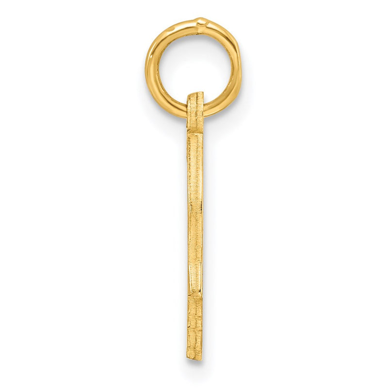 Ss/Gold Plated Sterling Silver Gp Engraveable Boy Polished Disc Charm