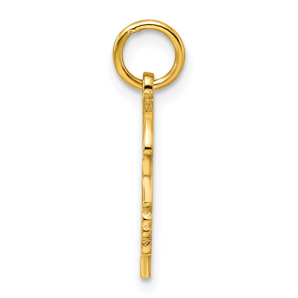 Ss/Gold Plated Sterling Silver Gp Engraveable Girl Polished Disc Charm