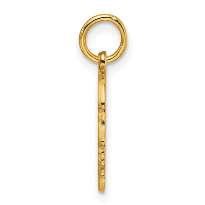 Ss/Gold Plated Sterling Silver Gp Engraveable Girl Polished Disc Charm