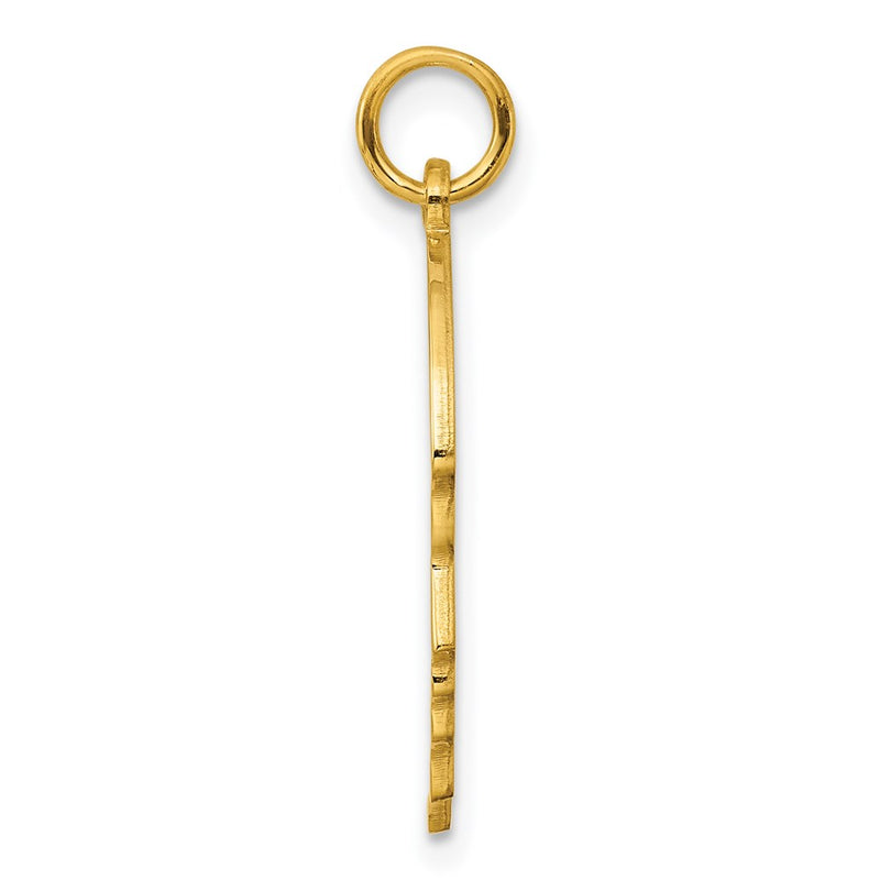 Ss/Gold Plated Sterling Silver Gp Engraveable Boy Polished Disc Charm