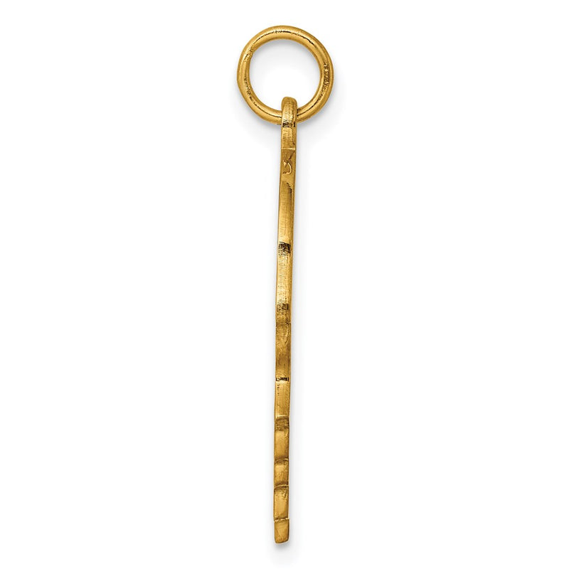 Ss/Gold Plated Sterling Silver Gp Engraveable Boy Polished Disc Charm