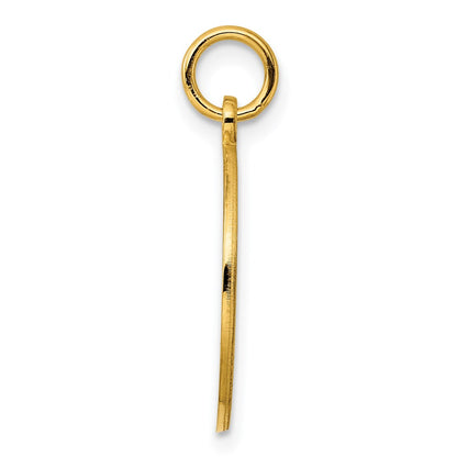 Ss/Gold Plated Sterling Silver Gp Engraveable Round Polished Disc Charm