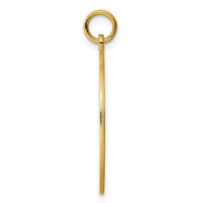 Ss/Gold Plated Sterling Silver Gp Engraveable Round Polished Disc Charm