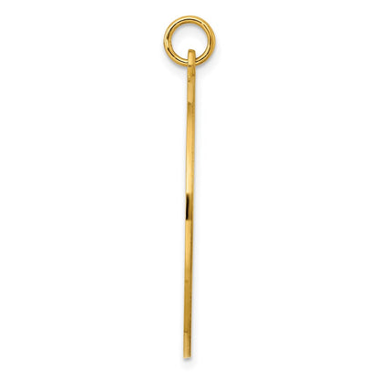 Ss/Gold Plated Sterling Silver Gp Engraveable Round Polished Disc Charm