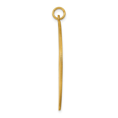 Ss/Gold Plated Sterling Silver Gp Engraveable Round Polished Disc Charm