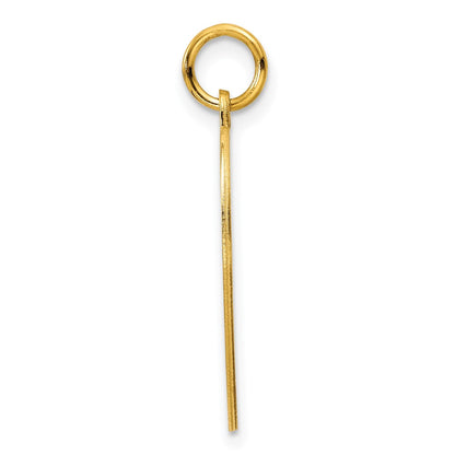 Ss/Gold Plated Sterling Silver Gp Engraveable Heart Polished Disc Charm