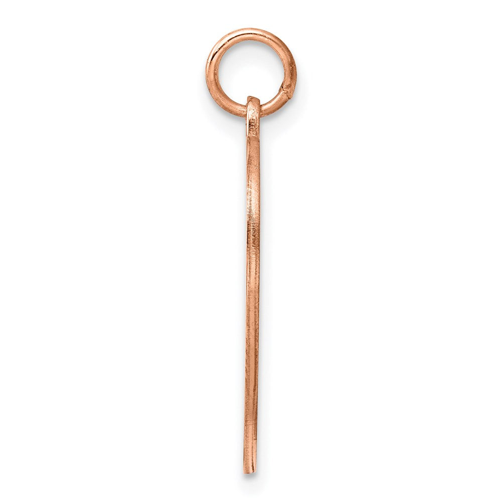 Ss/Rose Plated Sterling Silver Rg Engraveable Heart Polished Front/Satin Back Disc