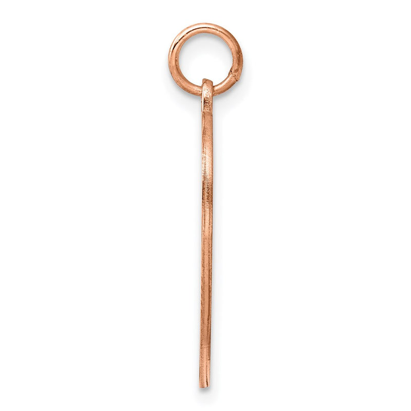 Ss/Rose Plated Sterling Silver Rg Engraveable Heart Polished Front/Satin Back Disc