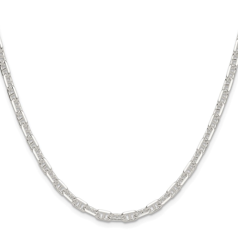 Sterling Silver Polished and D/c 4.75mm Mariner Link Chain