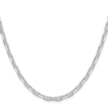 Sterling Silver Polished and D/c 4.75mm Mariner Link Chain