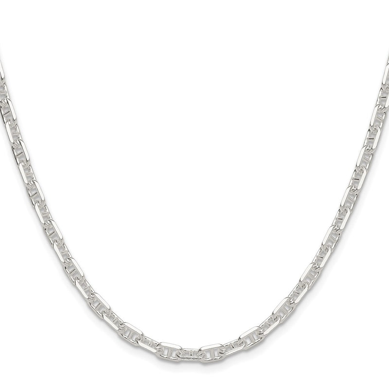 Sterling Silver Polished and D/c 4.75mm Mariner Link Chain