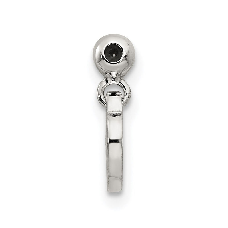 Sterling Silver Mio Memento Dangle Heart Charm