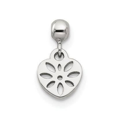 Sterling Silver Mio Memento Dangle Heart Charm
