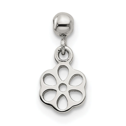 Sterling Silver Mio Memento Dangle Flower Charm