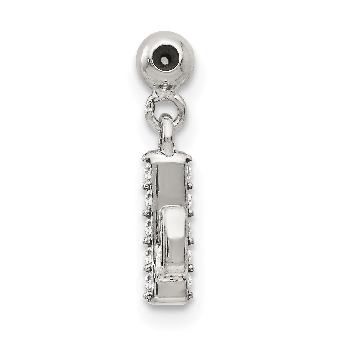 Sterling Silver Mio Memento Swarovski Crystal Dangle Cactus Charm