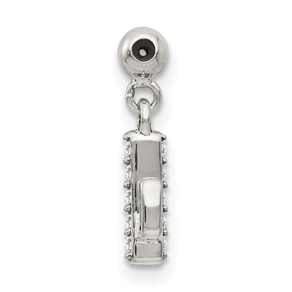 Sterling Silver Mio Memento Swarovski Crystal Dangle Cactus Charm