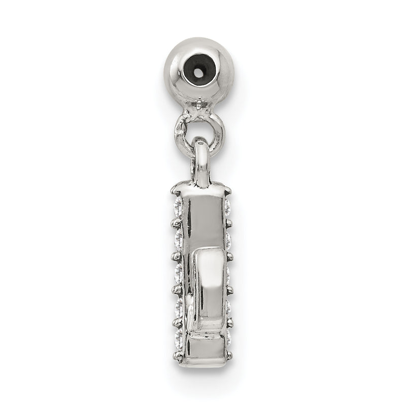 Sterling Silver Mio Memento Swarovski Crystal Dangle Cactus Charm