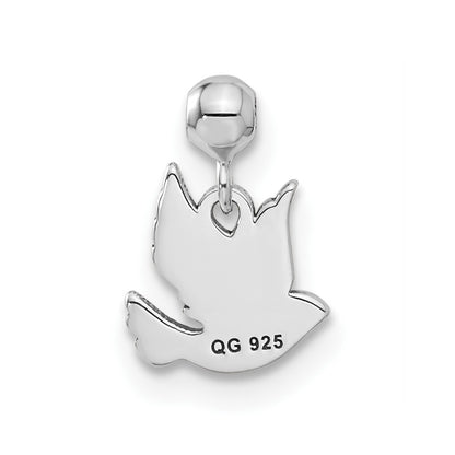 Sterling Silver Mio Memento Dangle Bird Charm