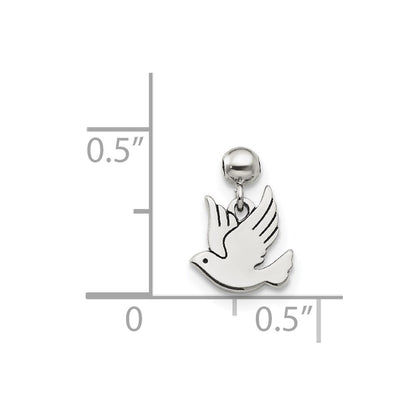 Sterling Silver Mio Memento Dangle Bird Charm